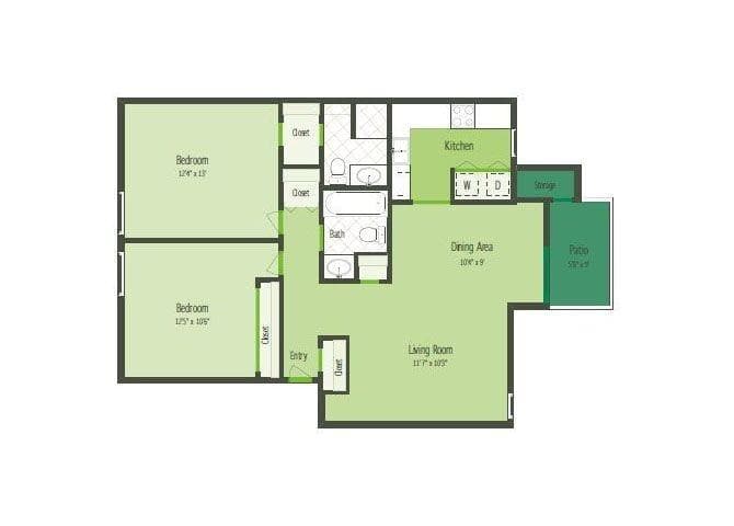 2 bedroom, 2 bathroom, 1,154 sq ft apartment for rent at 3200 Oakwood Village Lane 3288A, Chamblee, GA 30341 for $1,540 a month — photo 9