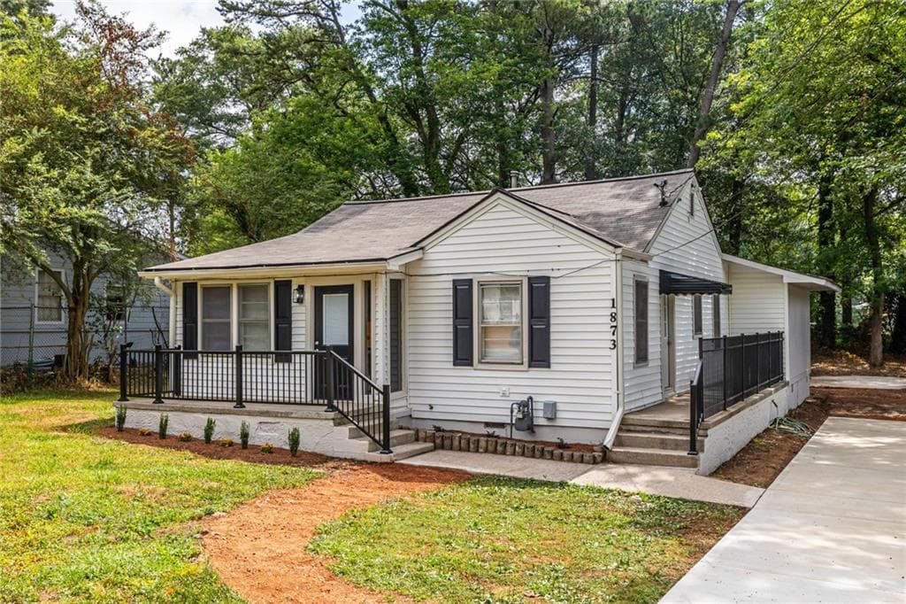 4 bedroom, 2 bathroom, 1,792 sq ft single family residence sold at 1873 Harold Avenue, Smyrna, GA 30080