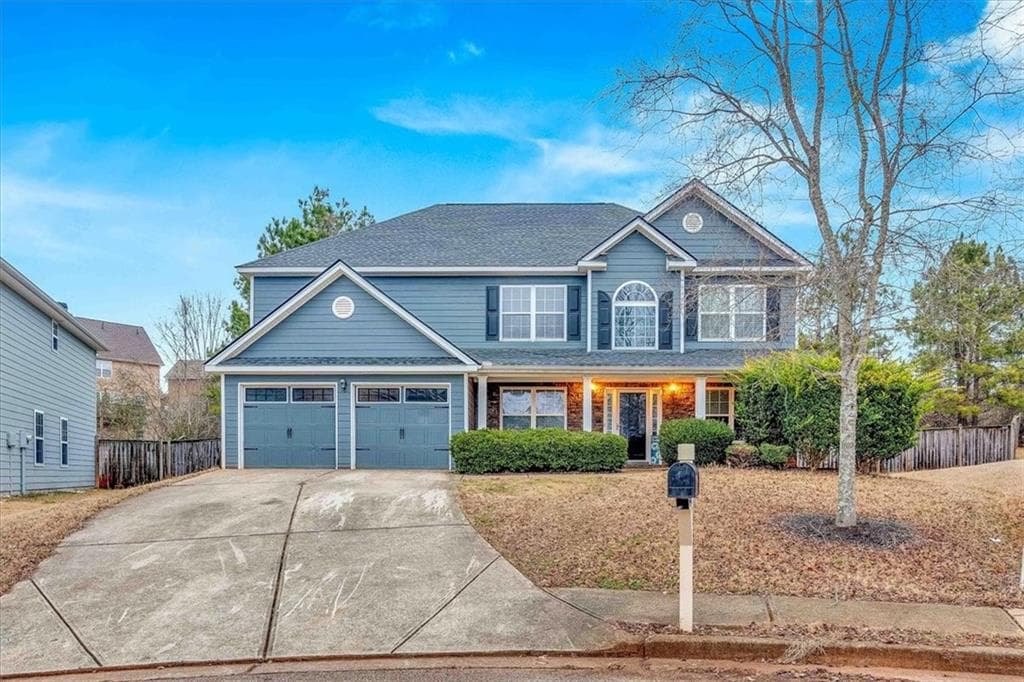 4 bedroom, 3 bathroom single family residence sold at 2588 Grayton Loop Drive, Villa Rica, GA 30180