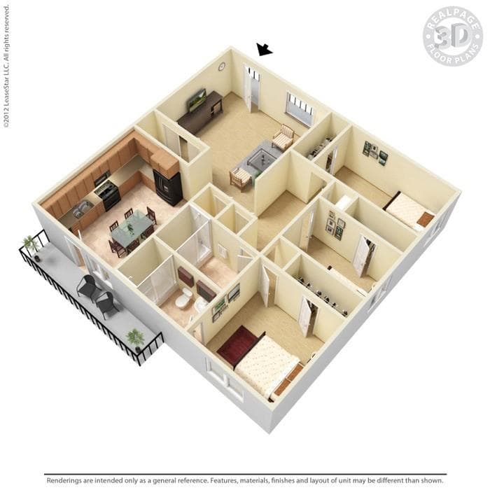 3 bedroom, 2 bathroom, 1,223 sq ft apartment for rent at 300 Hurt Road 1402, Smyrna, GA 30082 for $1,420 a month — photo 6