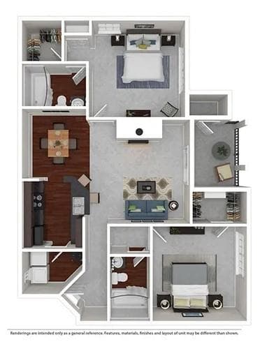 2 bedroom, 2 bathroom apartment for rent at 100 Windmont Drive 226, Atlanta, GA 30329 for $1,630 a month — photo 8