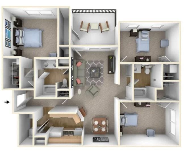 3 bedroom, 2 bathroom, 1,304 sq ft apartment for rent at 50 Greenleaf Road 330, Conyers, GA 30013 for $1,475 a month — photo 10