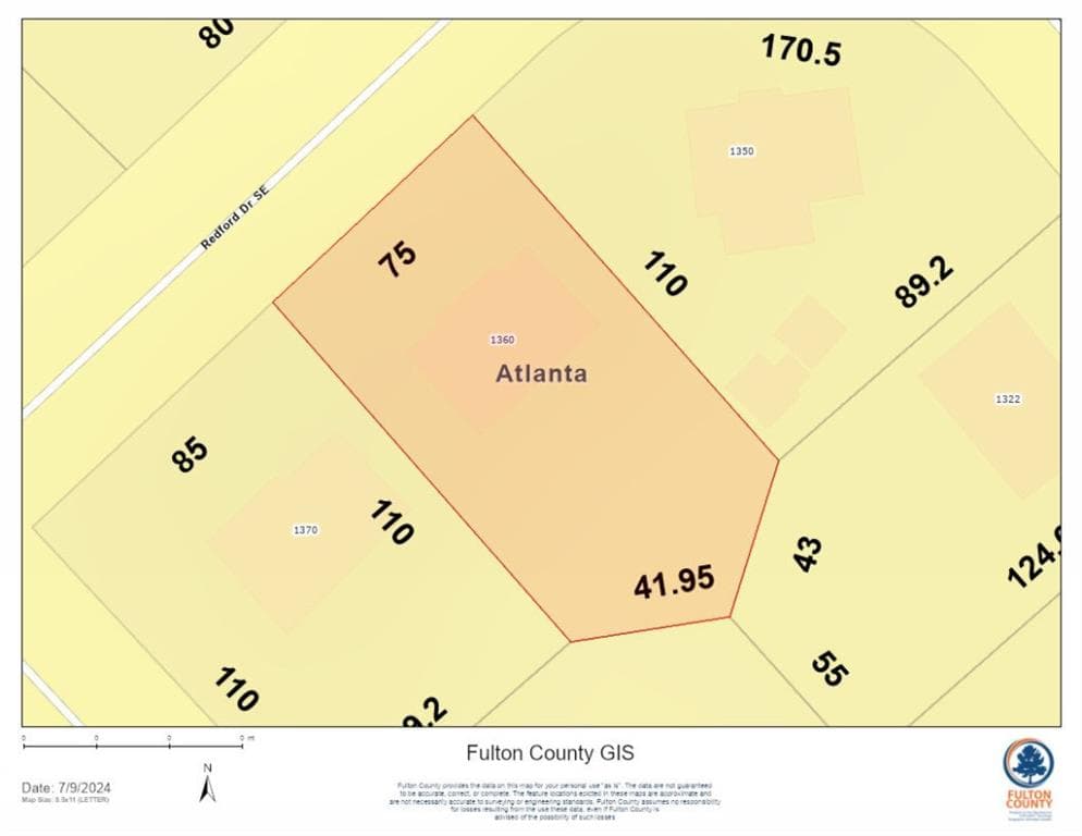 single family residence for sale at 1360 Redford, Atlanta, GA 30315 — photo 2
