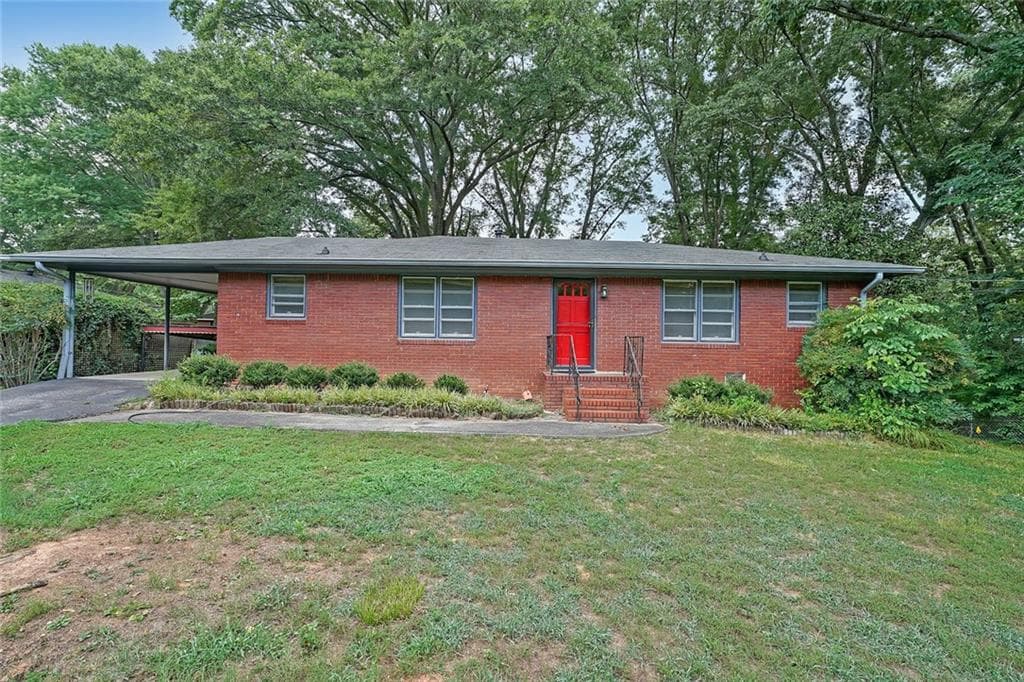 4 bedroom, 2 bathroom, 1,296 sq ft single family residence sold at 2483 Crockett Drive, Marietta, GA 30067
