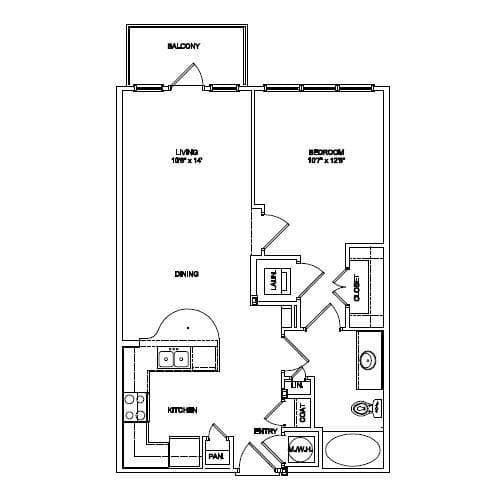 1 bedroom, 1 bathroom, 675 sq ft apartment for rent at 1925 Monroe Drive 1711, Atlanta, GA 30324 for $1,474 a month — photo 7