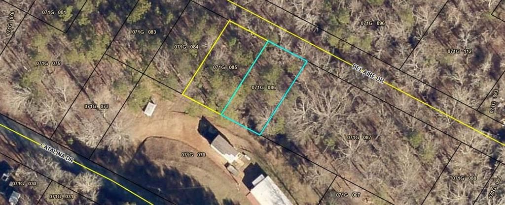 unimproved land for sale at 201 Bel Aire Drive, Martin, GA 30557