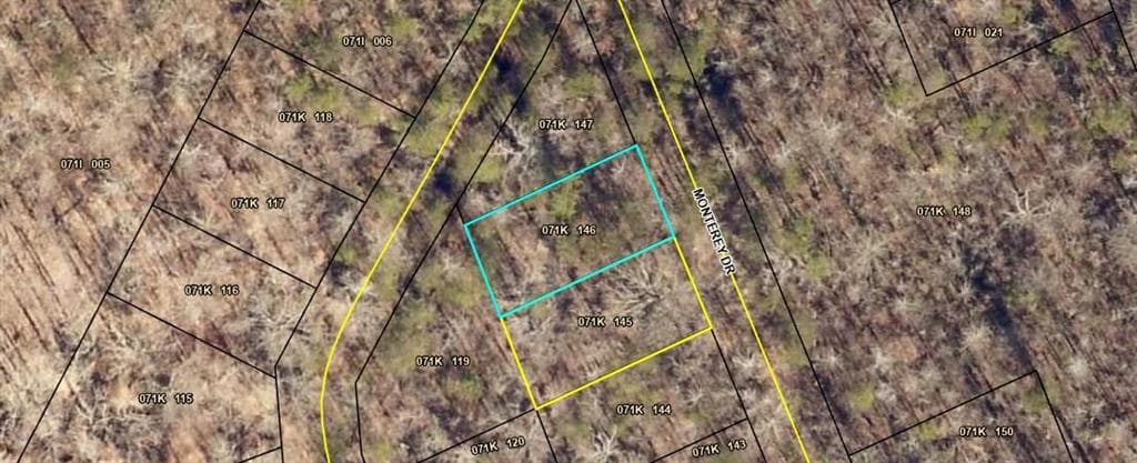 unimproved land for sale at 30 Monterey Drive, Martin, GA 30557