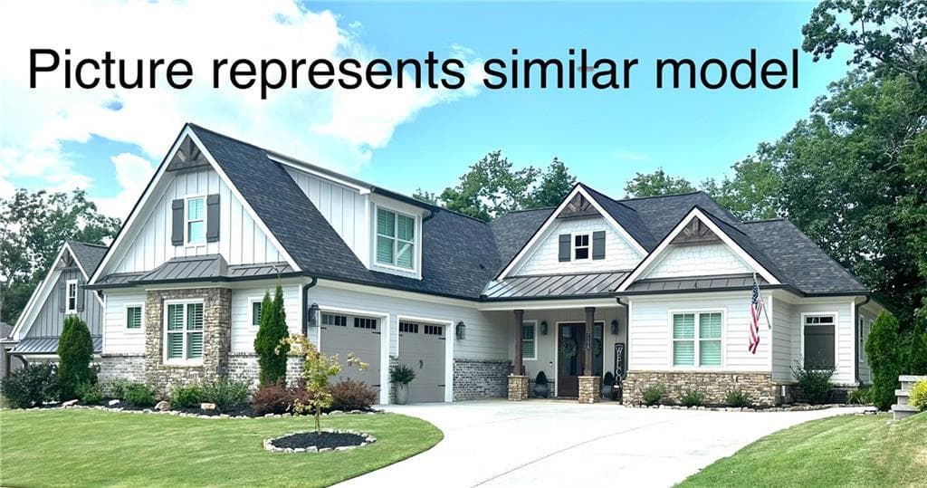 4 bedroom, 3 bathroom single family residence sold at 7110 Nightfall Lane, Gainesville, GA 30506