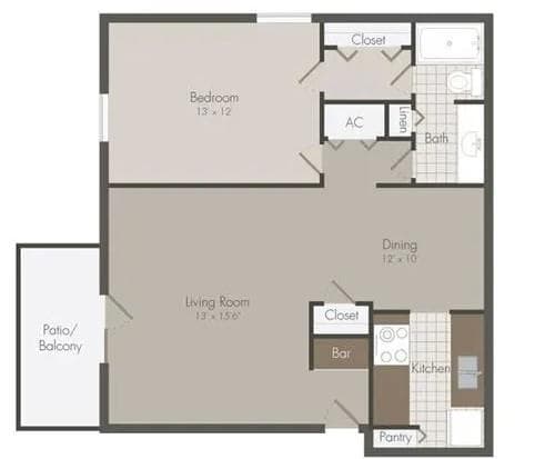 1 bedroom, 1 bathroom, 804 sq ft apartment for rent at 501 N River Parkway 2014, Atlanta, GA 30350 for $1,154 a month — photo 7