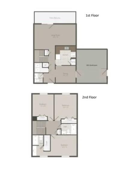 4 bedroom, 3 bathroom, 2,300 sq ft apartment for rent at 501 N River Parkway 410TH, Atlanta, GA 30350 for $2,016 a month — photo 7