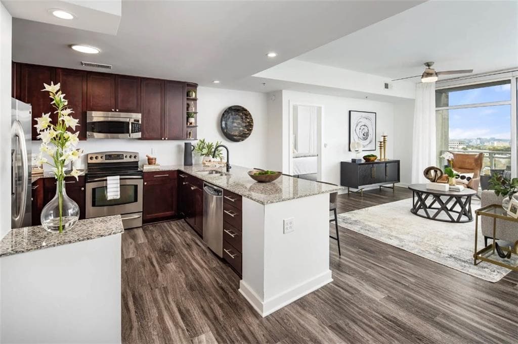 2 bedroom, 2 bathroom, 1,355 sq ft apartment for rent at 3242 Peachtree Road 0301, Atlanta, GA 30305 for $3,372 a month — photo 3