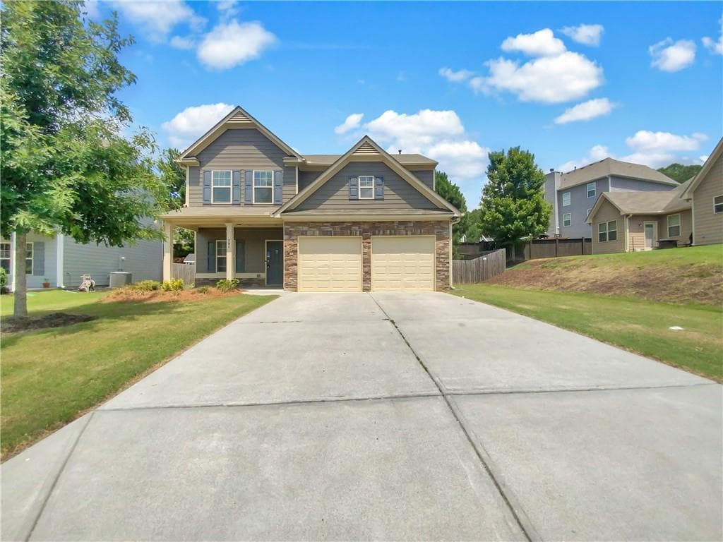 4 bedroom, 3 bathroom, 1,756 sq ft single family residence sold at 301 Harmony Circle, Acworth, GA 30101
