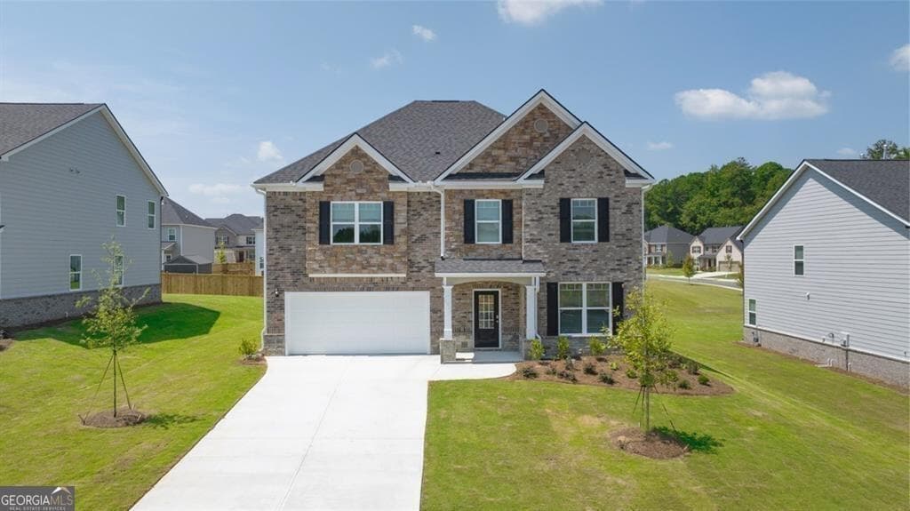 5 bedroom, 3 bathroom, 3,216 sq ft single family residence sold at 3159 Champions Way, Loganville, GA 30052
