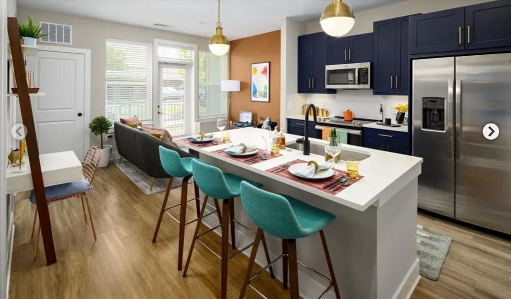 1 bedroom, 1 bathroom, 706 sq ft apartment for rent at 100 Fulton Street 4415, Atlanta, GA 30312 for $1,450 a month — photo 1 of 31