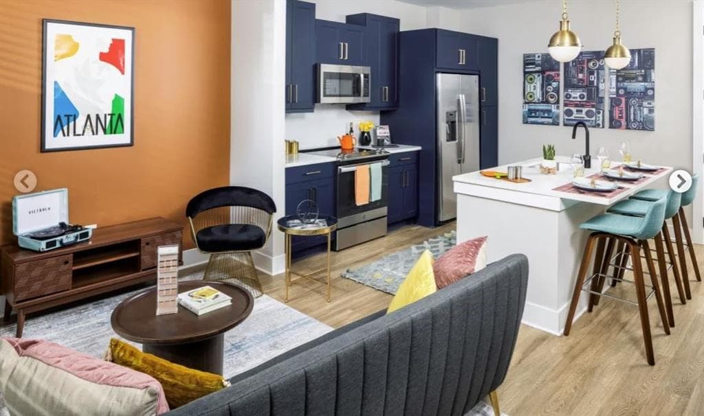 1 bedroom, 1 bathroom, 706 sq ft apartment for rent at 100 Fulton Street 4415, Atlanta, GA 30312 for $1,450 a month — photo 4