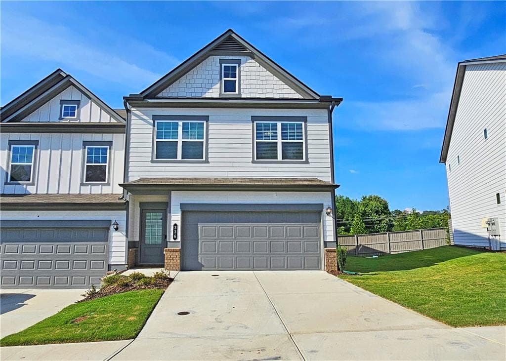 3 bedroom, 3 bathroom townhouse sold at 336 Crider Court, Woodstock, GA 30188