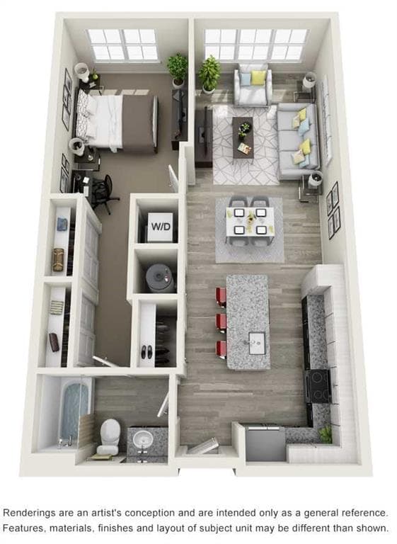 1 bedroom, 1 bathroom, 846 sq ft apartment for rent at 6050 Roswell Road 309, Sandy Springs, GA 30328 for $1,699 a month — photo 6