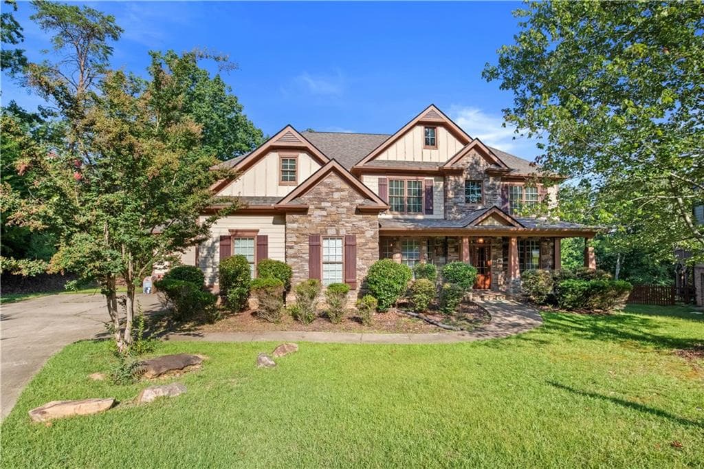 5 bedroom, 4 bathroom, 3,747 sq ft single family residence sold at 314 River Birch Court, Canton, GA 30114