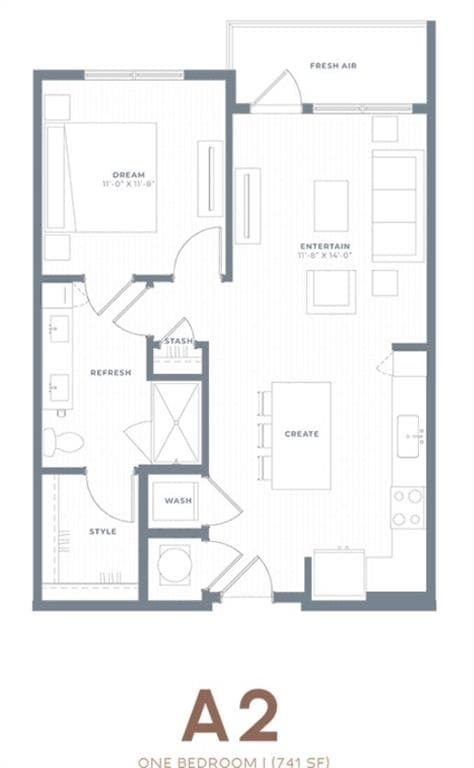 1 bedroom, 1 bathroom, 741 sq ft apartment for rent at 2100 Saint Thomas Drive 3000-3215, Gainesville, GA 30501 for $1,425 a month — photo 5