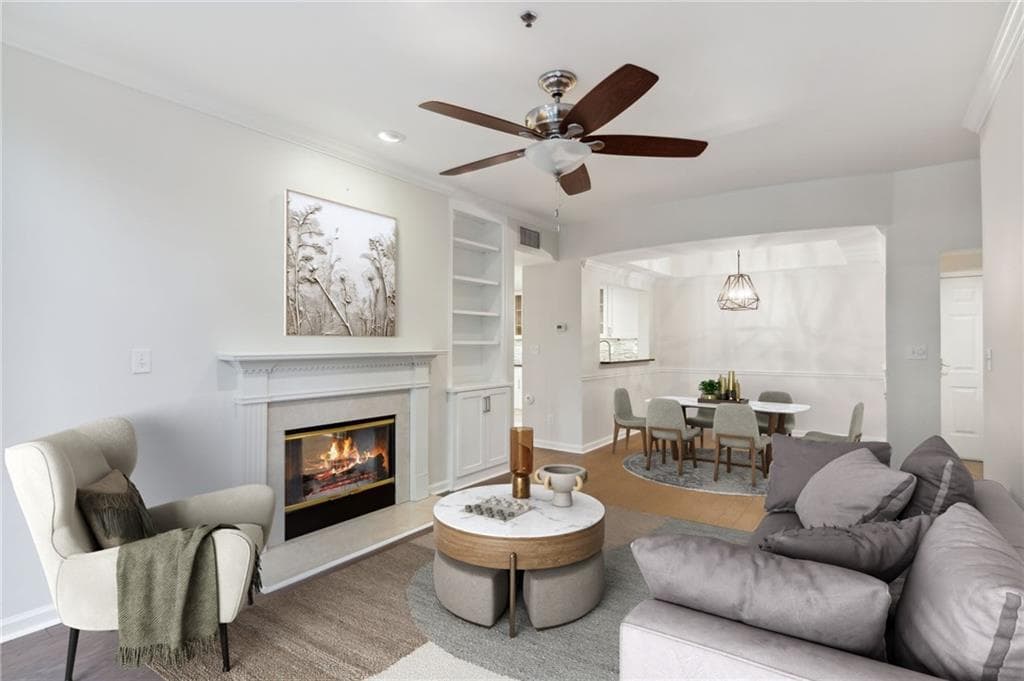 2 bedroom, 1 bathroom, 1,178 sq ft condominium sold at 3636 Habersham Road 2105, Atlanta, GA 30305