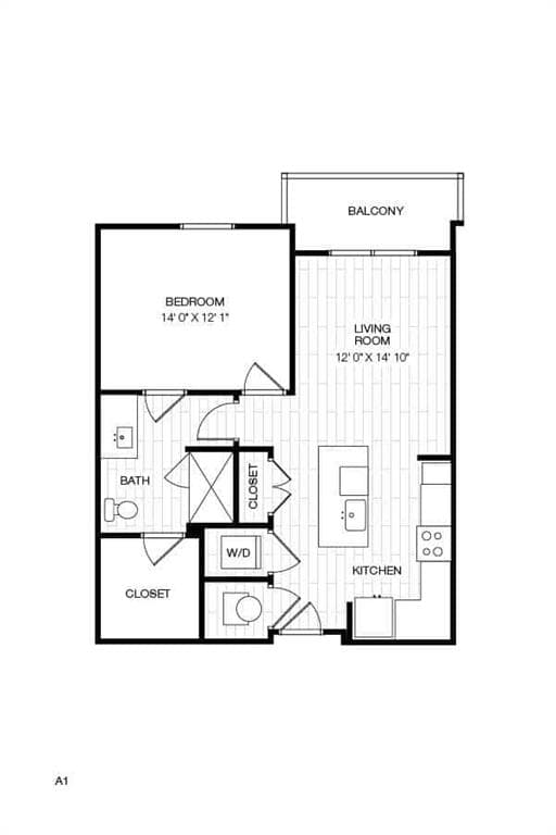 1 bedroom, 1 bathroom, 763 sq ft apartment for rent at 505 Courtland Street 109, Atlanta, GA 30308 for $2,074 a month — photo 10