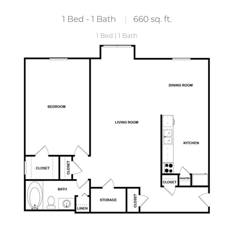 1 bedroom, 1 bathroom, 660 sq ft apartment for rent at 2909 Campbellton Road 14F, Atlanta, GA 30311 for $899 a month — photo 4