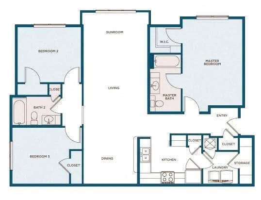 3 bedroom, 2 bathroom, 1,338 sq ft apartment for rent at 11000 Lakefield Place 07002, Johns Creek, GA 30097 for $2,426 a month — photo 8