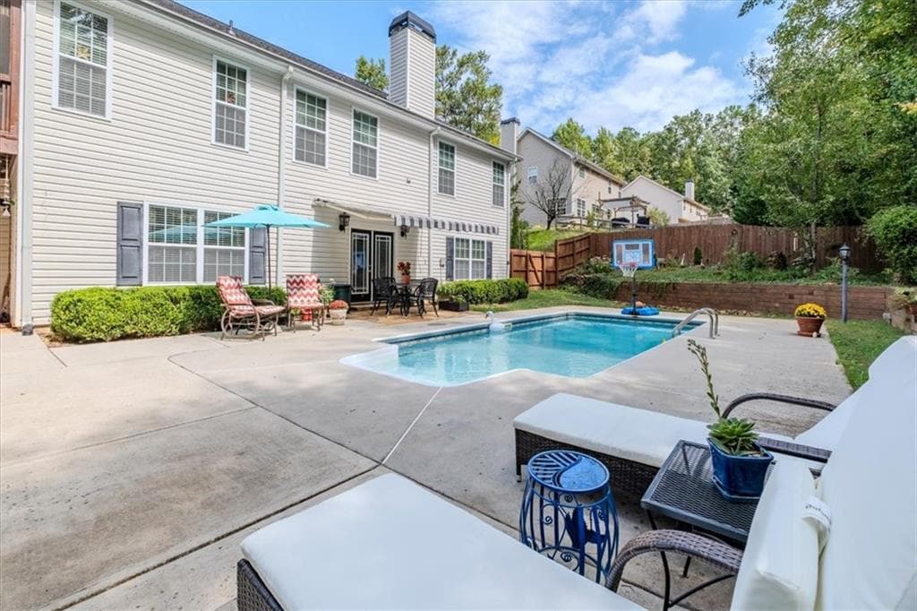 5 bedroom, 3 bathroom single family residence sold at 195 Sinyard Circle, Hiram, GA 30141