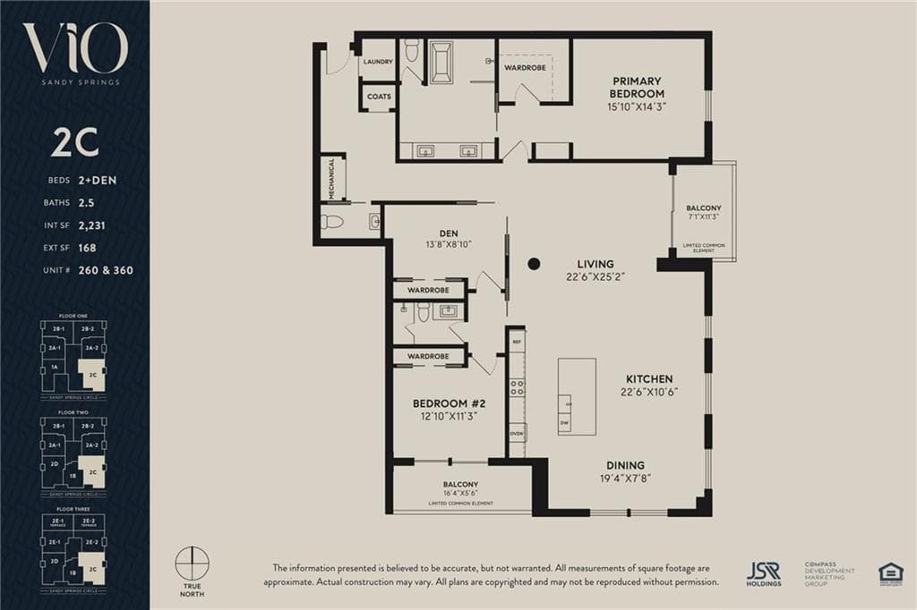 2 bedroom, 3 bathroom, 2,231 sq ft condominium under contract at 318 Sandy Springs Circle 360, Sandy Springs, GA 30328 — photo 10
