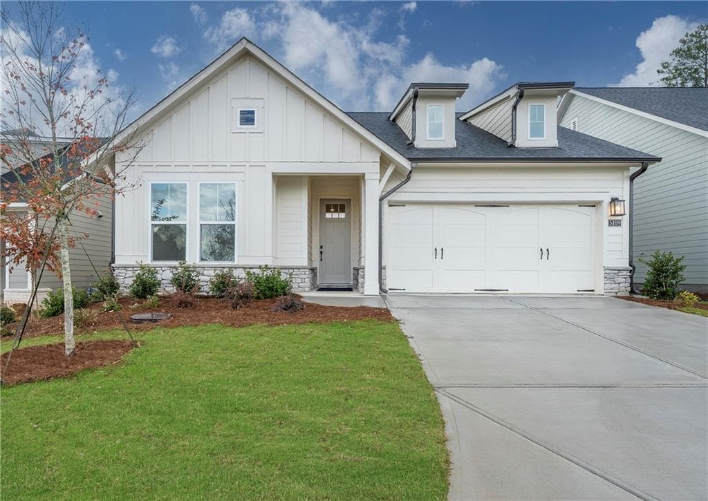 2 bedroom, 2 bathroom single family residence sold at 5109 Aster Bend, Canton, GA 30114