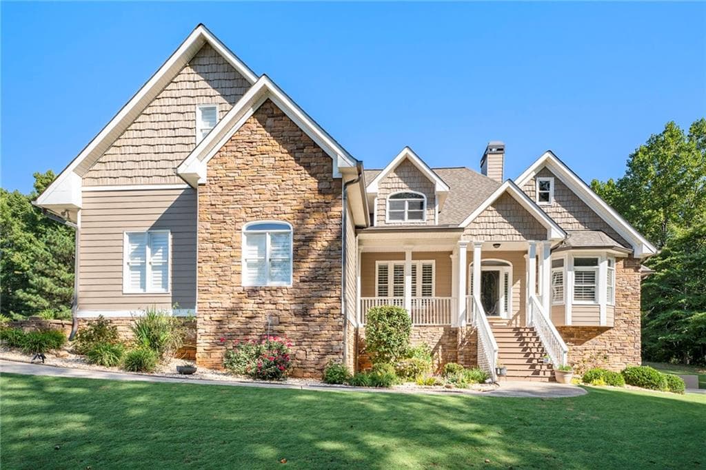 5 bedroom, 4 bathroom single family residence sold at 341 Allendale Drive, Canton, GA 30115