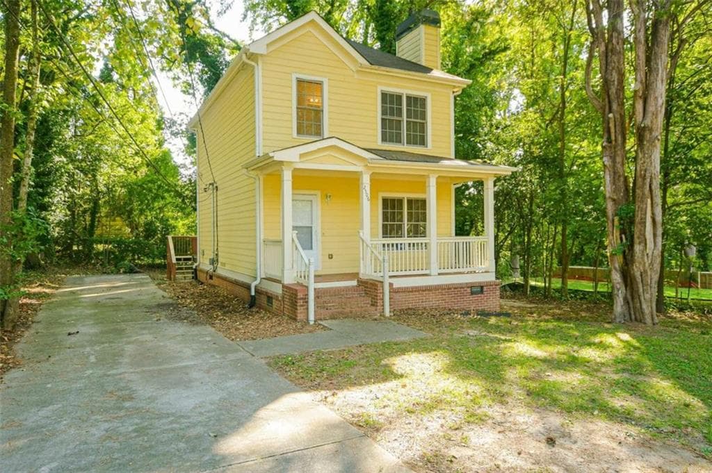 3 bedroom, 3 bathroom, 1,344 sq ft single family residence sold at 2506 Godfrey Drive, Atlanta, GA 30318