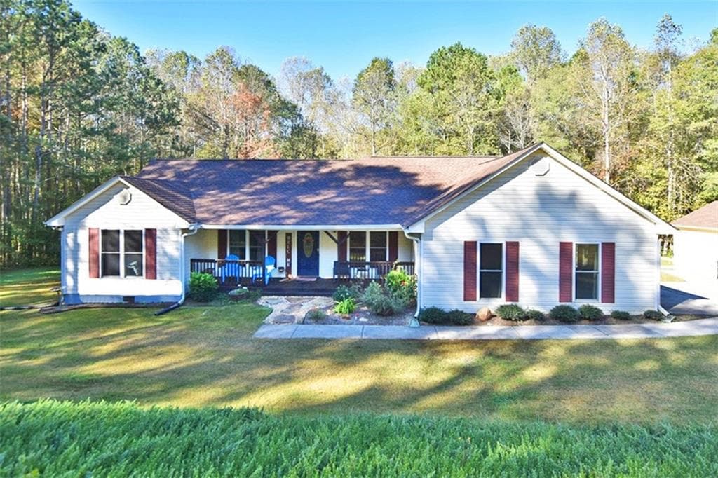 4 bedroom, 3 bathroom, 2,296 sq ft single family residence sold at 1581 Darby Ford Court, Ball Ground, GA 30107