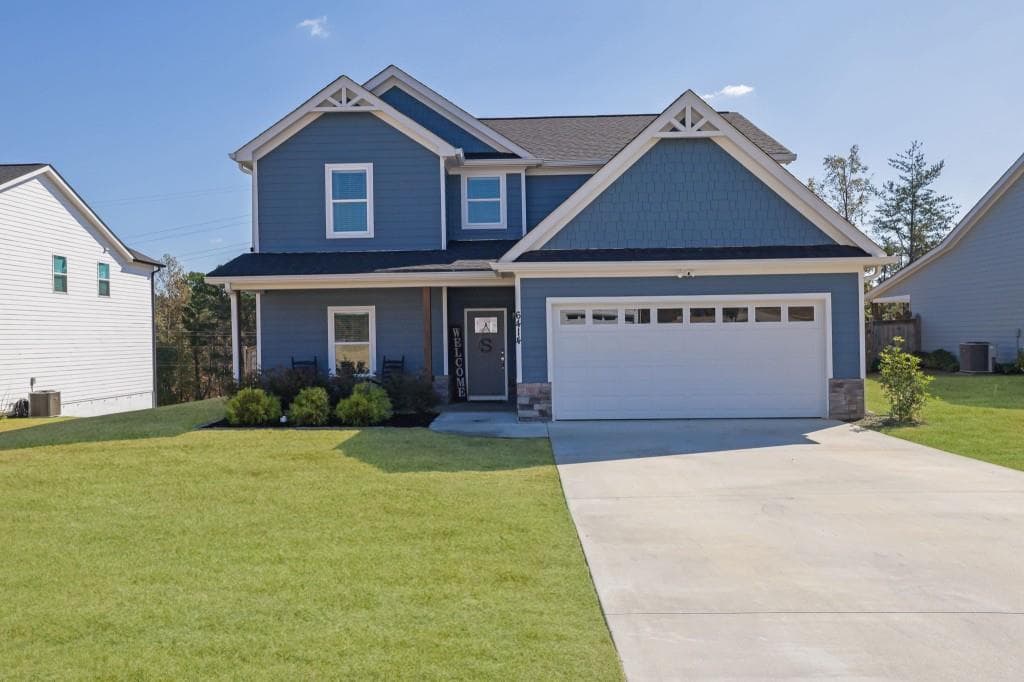 4 bedroom, 4 bathroom single family residence sold at 6414 Woodland Station Drive, Lula, GA 30554