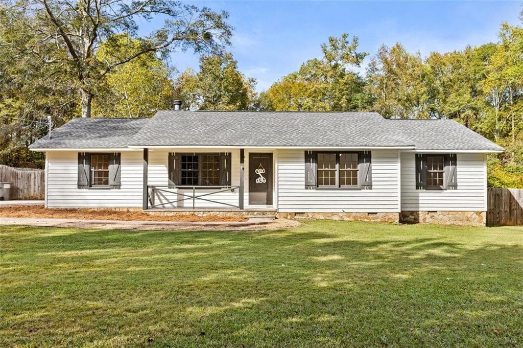3 bedroom, 2 bathroom single family residence sold at 1280 Dixie Road, Covington, GA 30014