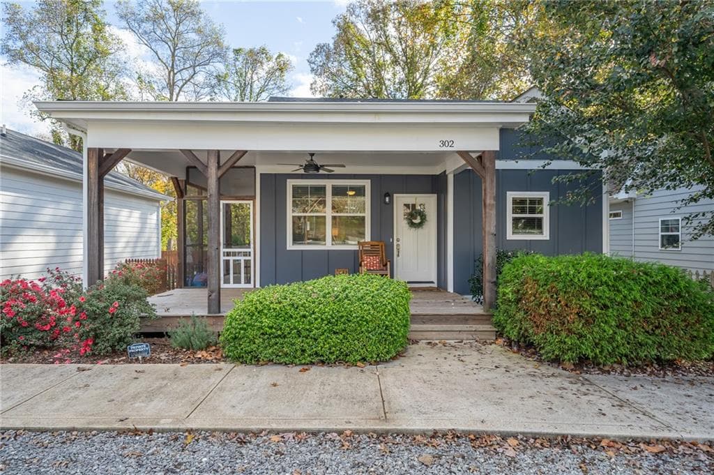 2 bedroom, 1 bathroom single family residence sold at 302 Cottage Court, Ball Ground, GA 30107