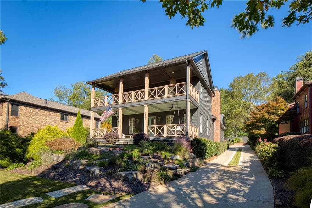 5 bedroom, 6 bathroom single family residence sold at 1236 Minhinette Drive, Roswell, GA 30075