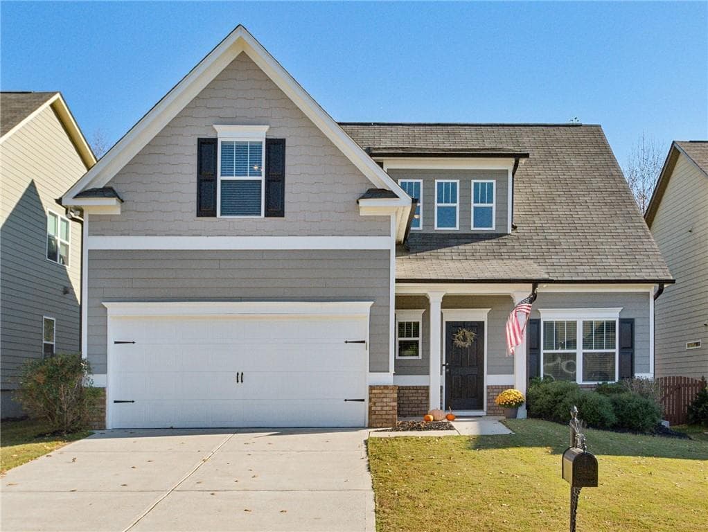 4 bedroom, 3 bathroom, 2,104 sq ft single family residence sold at 204 Renford Road, Ball Ground, GA 30107