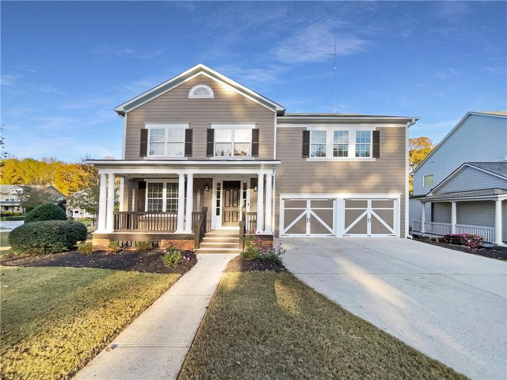 4 bedroom, 4 bathroom single family residence sold at 6166 Baybrook Trace, Hoschton, GA 30548