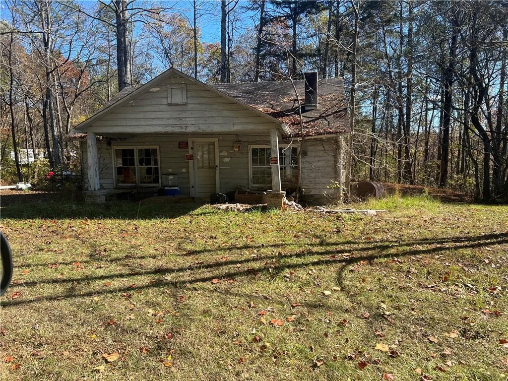 2 bedroom, 1 bathroom, 840 sq ft single family residence sold at 1531 Four Mile Church Road, Ball Ground, GA 30107