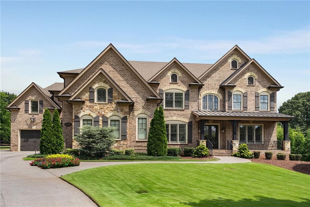 6 bedroom, 7 bathroom single family residence sold at 12535 Waters Edge, Milton, GA 30004