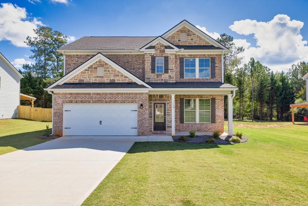 4 bedroom, 3 bathroom single family residence sold at 1156 Burgundy Drive, Griffin, GA 30223