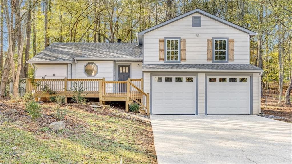 4 bedroom, 3 bathroom single family residence sold at 4681 Woodbridge Drive, Powder Springs, GA 30127