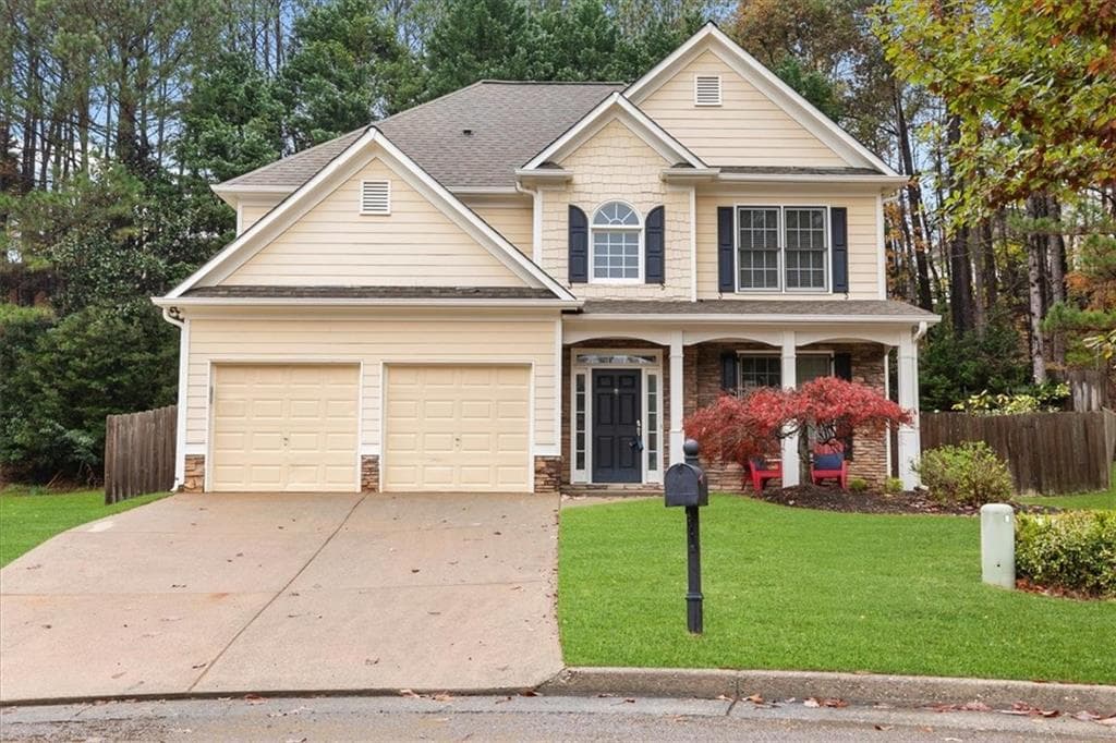 4 bedroom, 3 bathroom single family residence sold at 410 Azalea Cove, Canton, GA 30114