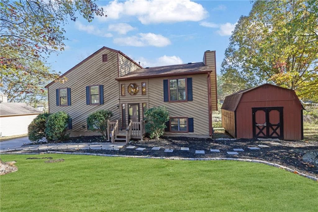 4 bedroom, 3 bathroom single family residence sold at 4800 Way Bridge Drive, Kennesaw, GA 30144