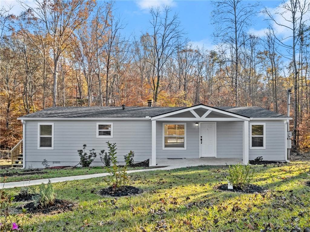 3 bedroom, 2 bathroom single family residence sold at 4324 Joe Chandler Road, Gillsville, GA 30543