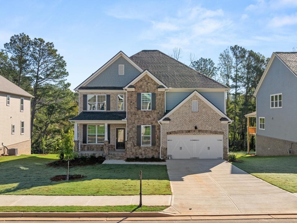 5 bedroom, 4 bathroom single family residence sold at 3825 Gallery Chase, Cumming, GA 30028