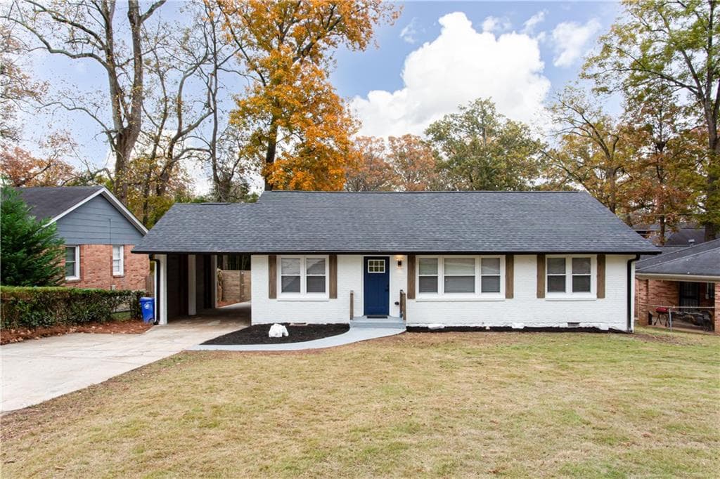 3 bedroom, 2 bathroom single family residence sold at 1969 Ethel Lane, Decatur, GA 30032