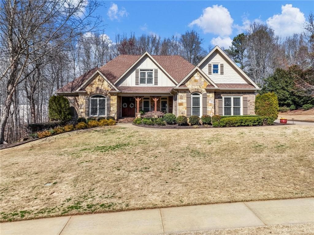 6 bedroom, 6 bathroom single family residence sold at 3616 Bogan Springs Drive, Buford, GA 30519