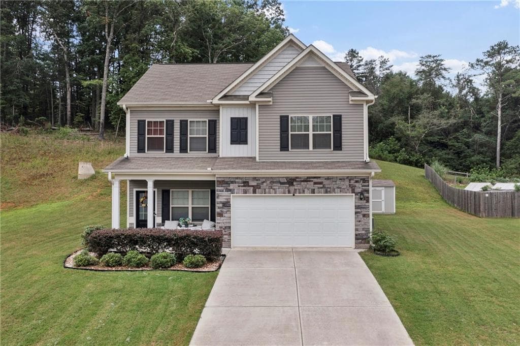 4 bedroom, 3 bathroom single family residence sold at 327 Arbor Circle, Rockmart, GA 30153